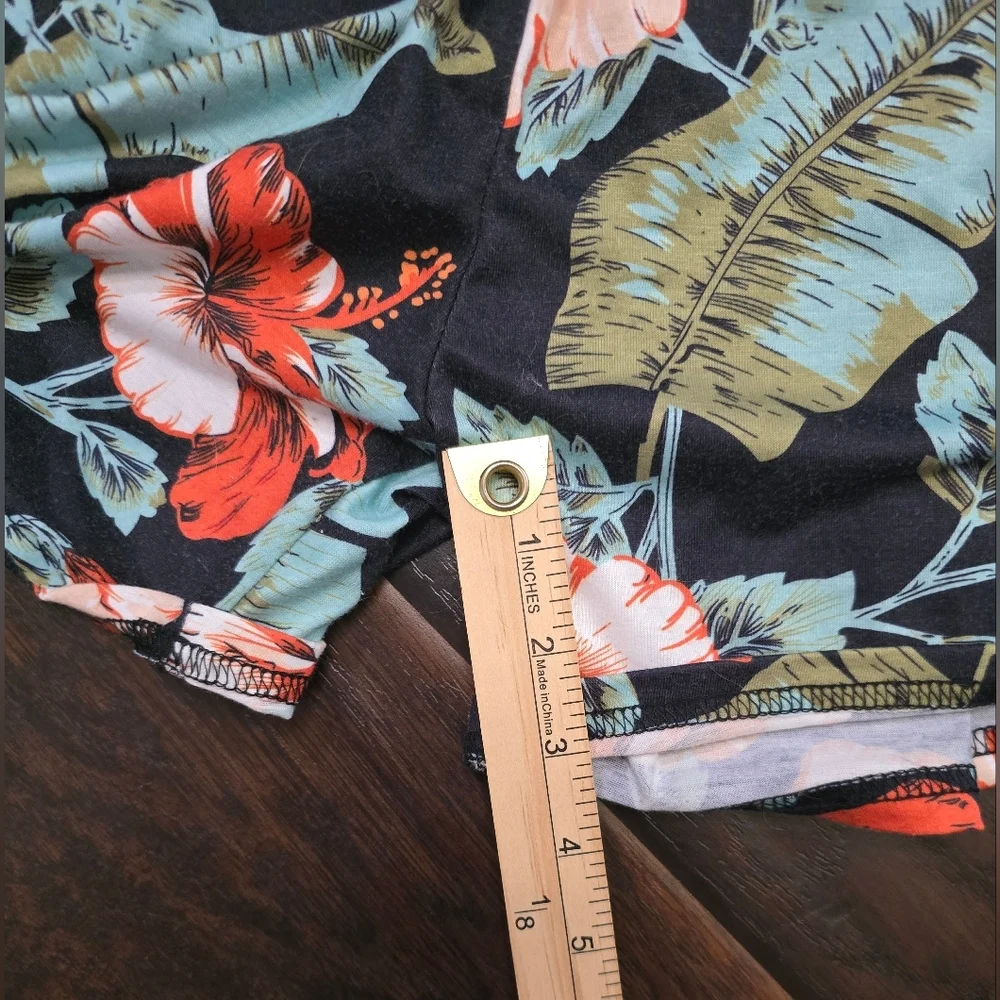 Girls Floral Stretchy Boutique Shorts
